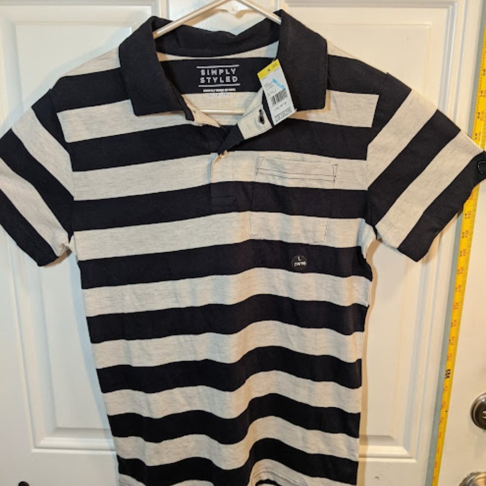 Simply Styled - Boys Polo Shirt - Large 14/16 NEW